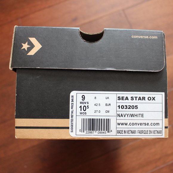 Converse Sea Star Ox - (host pick no.3) - Picture 6 of 6